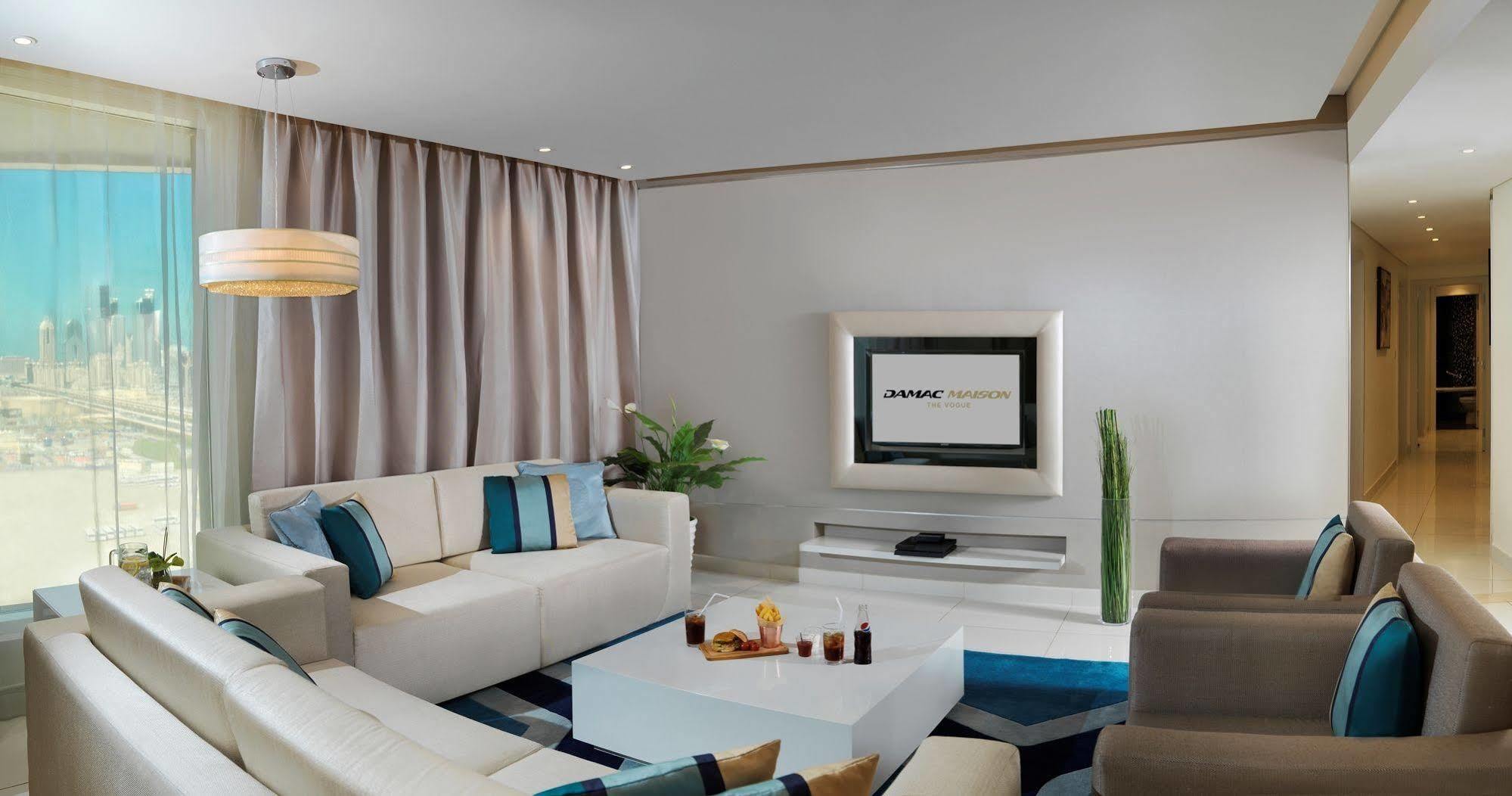 Damac Maison The Vogue Dubái Exterior foto A living room